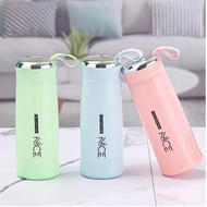 AIC Nice Cup Glass Bottle Tumbler Creative Leakproof Water Cup 400ml Stainless aqua flask