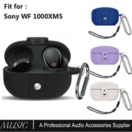 Case for Sony WF-1000XM5 Wf Xm5 Wireless Noise Cancelling Earbuds Silicone Case Cover with Keychain
