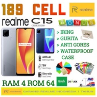 REALME C15 RAM 4/64 GB | Narzo20 4/64 Narzo 50i 4/64 GARANSI RESMI REALME INDONESIA