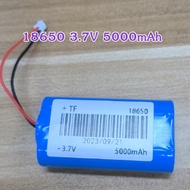แบตเตอรี่ 18650  3.7v 5200mah/5000mah/7500mah/10000mah พร้อมแผ่นป้องกัน สายไฟหัวโมเลค2พิน ถ่านชาร์จ โซล่าเซลล์ แบตเตอรี่แพ็ค 18650 Li-ion ถ่านไฟฉาย แบตเตอร lithium battery 18650 Rechargeable battery pack megaphone speaker protection board +XH-2P PLUG