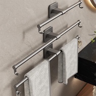 【Stok Terhad】30 40 50CM Bathroom Towel Bar Kitchen Towel Rack Hanger Adjustable