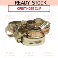 Orbit Hose Clip / Kunci Pipe / Hose Clamp/ HOSE CLIP (9mm - 160mm) (100% ORIGINAL)Gas Hose / Orange Garden Hose Clip