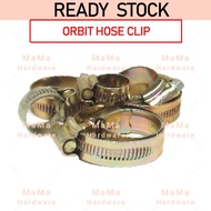 Orbit Hose Clip / Kunci Pipe / Hose Clamp/ HOSE CLIP (9mm - 160mm) (100% ORIGINAL)Gas Hose / Orange 