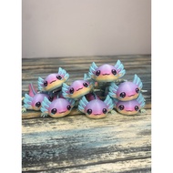 GANTUNGAN Keychain Rainbow Axolotl Slenderman Cute Bag Keychain