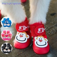 4pcs/lot Pet Waterproof Shoes Cats Dogs Rainy Day Outdoor Anti Dirty Non Slip Safety Protect Paw