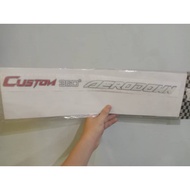 Custom 360 Aerodown 18inchi Body Sticker Custom 360 Aerodown Cermin Sticker Custom 360 Aerodown Kere