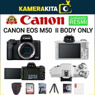 garansi canon eos m50 mark ii body only / kamera canon eos m50 ii bo