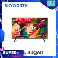 SKYWORTH QLED Google TV Full HD 60Hz สมาร์ททีวี 43 นิ้ว รุ่น 43Q60