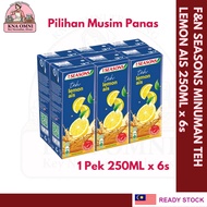 F&N SEASONS Ice Lemon Tea Drinks Minuman Air Kotak Teh Lemon Ais 250ml x 6s
