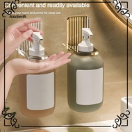 NAICKERTH Wall Hanger Soap Bottle Holder Free of Punch Transparent Shower Gel Hanger Self-Adhesive Shampoo Bottle Clip Bathroom Organizer Holder