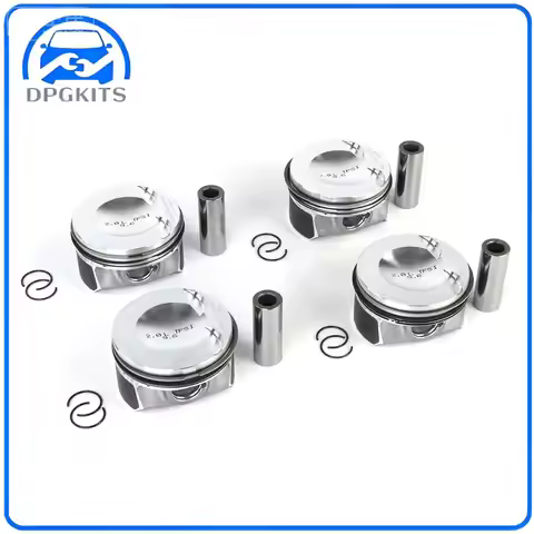 DPGKITS 4pcs Engine Pistons & Rings 06H107065AM EA888 For VW GTI Passat Tiguan Audi A3 2.0TSI 2.0TFS