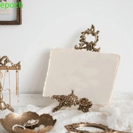 EPOCH Frame Bracket, Creative Gold Plate Display Stand, Vintage Design Elegant Metal Frame Decorativ