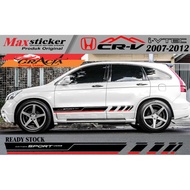 HONDA CRV SIDE BODY STICKER 3ND GENERATION 2007-2012 CRV GEN3 ACCESSORIES