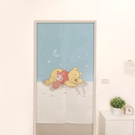 迪士尼長門簾-Disney 85X150cm 小熊維尼 史迪奇 三眼怪 奇奇蒂蒂