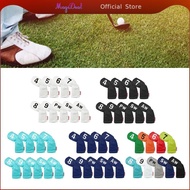MagiDeal 9Pcs Golf Club Iron Headcover PU Leather 4-9,PW,SW,AW Guard Accessories