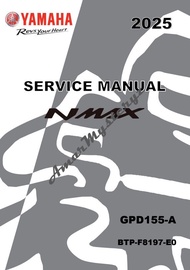 Yamaha NMAX 155 / NMAX Turbo 2025 Workshop Repair Service Manual + Parts Catalogue