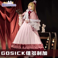 Gosick Gothic Detective Lolita Pink Cosplay Dress