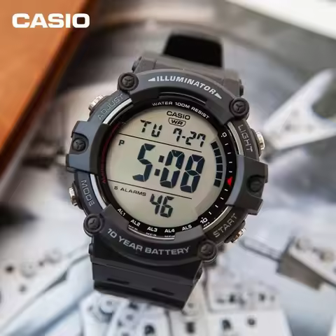 Casio AE1500WHX-1A/3A Retro Large Dial LED Digital Display Watch Outdoor Sports Waterproof Multi fun