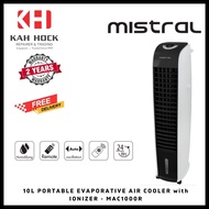 MISTRAL MAC1000R: 10L PORTABLE EVAPORATIVE AIR COOLER with IONIZER - 2 YEARS WARRANTY