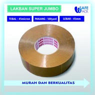 Duct tape super jumbo brown duct tape MPI 45mm x 500 yards 2 inch cheap super quality not easy to br