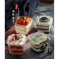 10 mica plastic boxes for B10 cakes - hanadolambanh