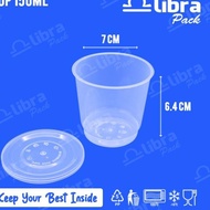 BUNDLE 150 pcs Cup 150ml-Cup plastik Thinwall cup pudding cup sambel 6