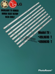 BACKLIGHT TV LG 49LH510T 49UH610T 49LJ510T 49LH510 49LH610 49LJ510