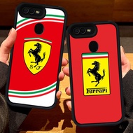 S43 Ferrari Casing for OPPO A1K A7 F7 A5S A11K F5 A5 A12 A12s A12E A3S F9 Pro black