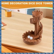 (CSID) Dice Tower Bricks Castle Dice Tower Dice Rolling Tray Tower - Perfect for Game and Tabletop G