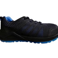 Krisbow Sepatu Pengaman Auxo - Hitam/biru safety shoes - 44