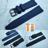 22mm 膠錶帶 1/1 IW 型 *配1/1 IW扣* 適用 : Omega IWC Tudor Seiko 錶帶 使用