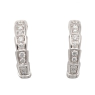 【二手】BVLGARI(Bulgari) Serpenti 系列鑽石耳環 356172 K18WG（白K金）女士 Serpenti 系列鑽石耳環