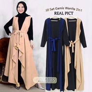 GAMIS MUSLIM JILL SET 2in1 GL FASHION