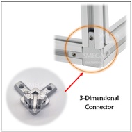 SMEGA 3-Dimensional Connector Aluminium Profile 2020 3030