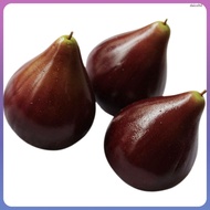 3Pcs Decorative Fig for Decoration Coffee Plastic Fruits  daicoltd