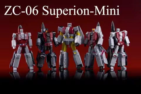 In Stock Transformation Toys Zeta Toys ZC-06 ZC06 Superion-Mini Combination Metallic Small Proportio