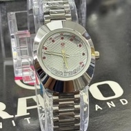 Rado Diastar day date Premium Quality Quartz Analog Stainless Steel Watches For women Jam Tangan per