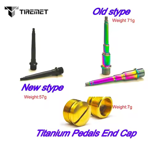 2pcs/pair Titanium/Ti Pedal Spindle/Axles for Bicycle Pedal Spindle for Crank Brothers Egg Beater Ca