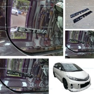 toyota estima acr50 2008-2021 car logo emblem cover pnp carbon fiber accessories skhongauto