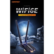 COMFAST AX210 5400Mbps PCI-E WiFi Network Card With BlueTooth 5.3 Tri-band Gigabit WiFi6E 2.4G&5GHz&
