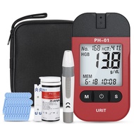 URIT Blood Hemoglobin Test Meter with 25 Blood Hemoglobin Test Strips, Accurate and Fast, Easy for H