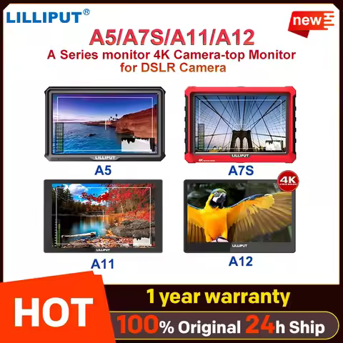 LILLIPUT A5 A7S A11 A12 A Series monitor 4K Camera-top Broadcast Director Monitor for DSLR Camera Su