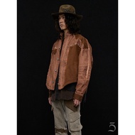 D5OVE ORDER 做旧结构铆钉廓形夹克