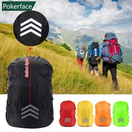 POKERFACE 18-45L Outdoor Reflective Backpack Rain Cover Cycling Hiking Climbing Bag Cover Waterproof