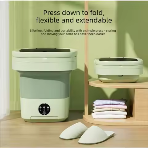 Mini folding washing machine, dedicated sock washing machine, portable small-sized baby underwear an