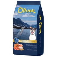Oliver Dog อาหารสุนัขโอลิเวอร์ด็อก อาหารเม็ดสุนัข ควบคุมความเค็ม ยกกระสอบ 15 kg