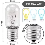 15w E17 240V REFRIGERATOR BULB /PYGMY BULB /FREEZE BULB/SALT LAMP LIGHT BULB