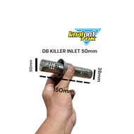 DB killer inlet 50mm, inlet 38mm, inlet 45mm, db killer universal pnp