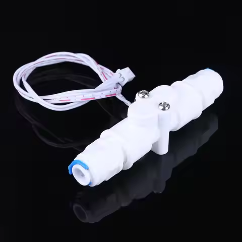 1/4" NPT Water Flow Switch Durable PE Tube Liquid Flow Sensor Switch Easy to Use for Water Purifier 