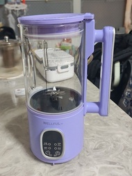 WELLFUL 紫色多功能玻璃破壁豆漿機 迷你款